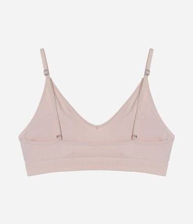 Soutien Top sin Copa en Microfibra con Textura Acanalada 5