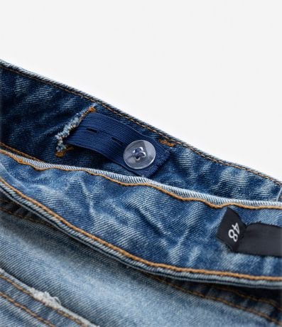 Pantalón Skinny en Jeans con Pliegues Curve & Plus 7
