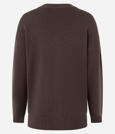 Cardigan Corto de Punto con Botones 8