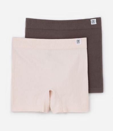 Kit 2x1 Bombacha Boyshort con Textura