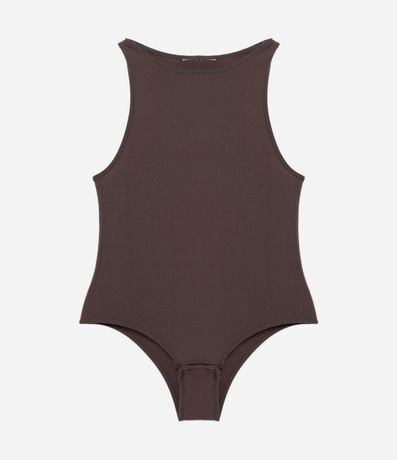 Body sin Copa y sin Costura con Textura Acanalada 4