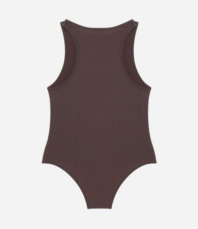 Body sin Copa y sin Costura con Textura Acanalada 5