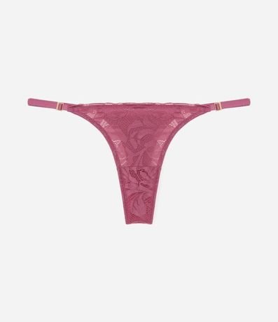 Bombacha Colaless Hilo Doble en Encaje Rústico 5