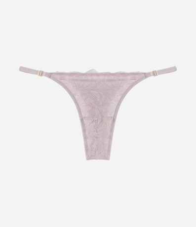 Bombacha Colaless Hilo Doble en Encaje Rústico 5