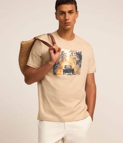 Remera Comfort en Algodón con Estampa Car and Adventure 1