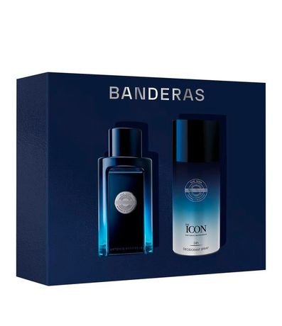 Kit Perfume Banderas The Icon para Hombre Eau de Toilette 100ml + Desodorante en Spray 150ml con duración de 24h 2