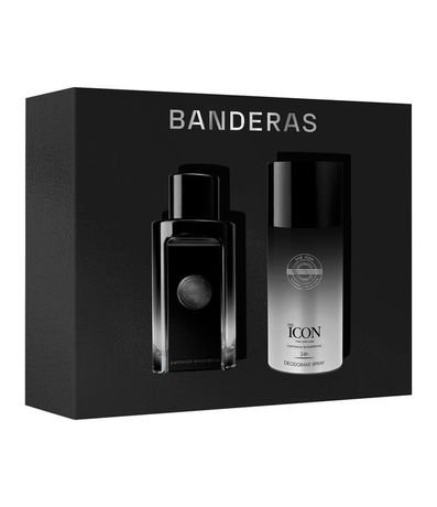 Kit Banderas The Icon The Parfum Masculino Eau de Parfum 100 ml + Desodorante Spray 24h 150 ml