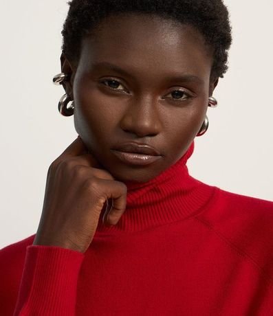 Blusa de Punto con Cuello Alto 3