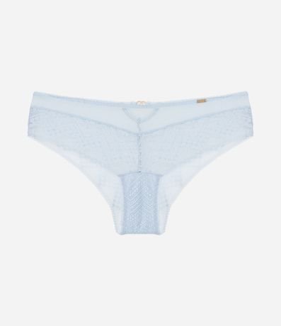 Bombacha Boyshort en Encaje Floral con Detalle Metalizado 6