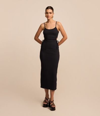 Vestido New Midi con Abertura y Lazo en los Laterales 2