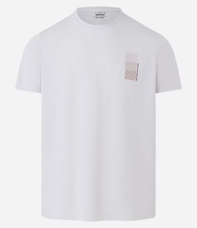 Remera Deportiva en Tecnoligia Dry con Estampa Geométrica 5