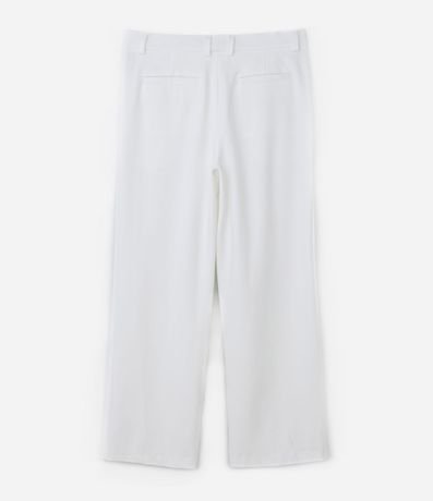 Pantalón Wide Leg en Sastrería con Pliegues 6