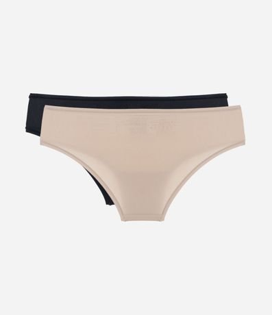 Kit 2 Bombachas Bikini en Microfibra 2