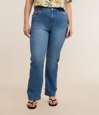 Pantalón Recto en Jeans con Elastano Curve & Plus Size 2