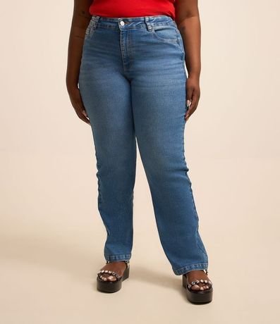 Pantalón Recto en Jeans con Elastano Curve & Plus Size 2