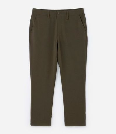 Pantalón Básica Slim Cropped Sastrería con Elastano 5