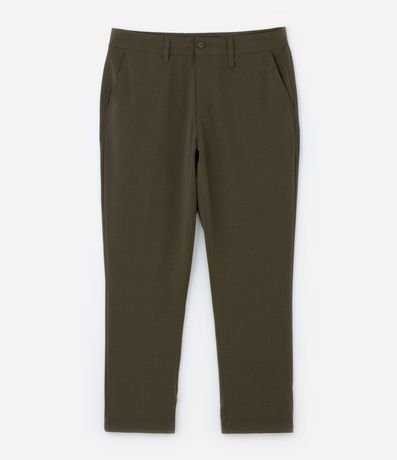 Pantalón Básica Slim Cropped Sastrería con Elastano 6