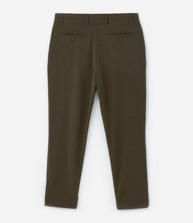 Pantalón Básica Slim Cropped Sastrería con Elastano 7
