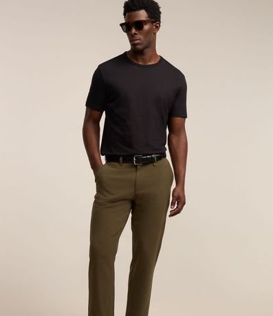 Pantalón Básica Slim Cropped Sastrería con Elastano 2