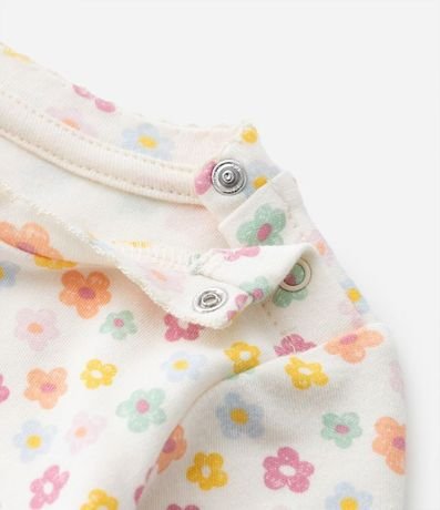Conjunto Infantil con Estampa Floral - Talle RN a 18 meses 4