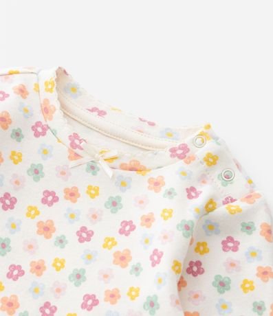 Conjunto Infantil con Estampa Floral - Talle RN a 18 meses 6