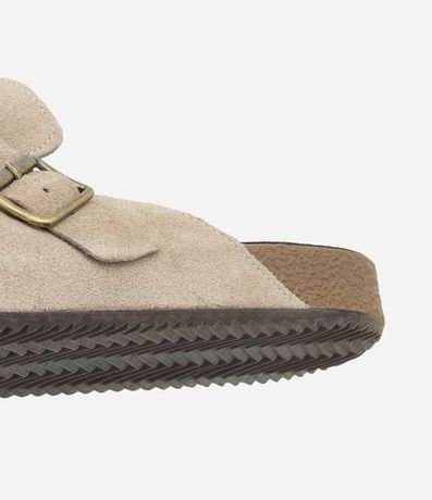 Ojota Mule en Gamurça con Tira Larga y Hebilla 4