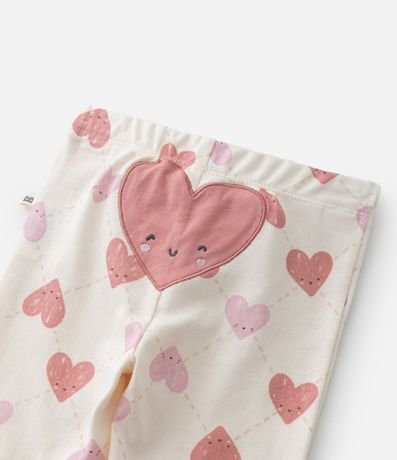 Conjunto Infantil en Suedine con Bordado Corazón - Talle RN a 18 meses 9