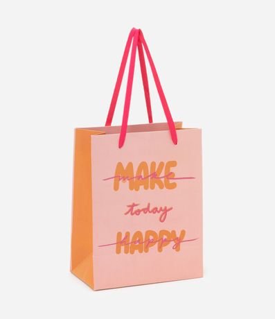 Embalaje de Regalo Pequeña con Estampa Make Today Happy