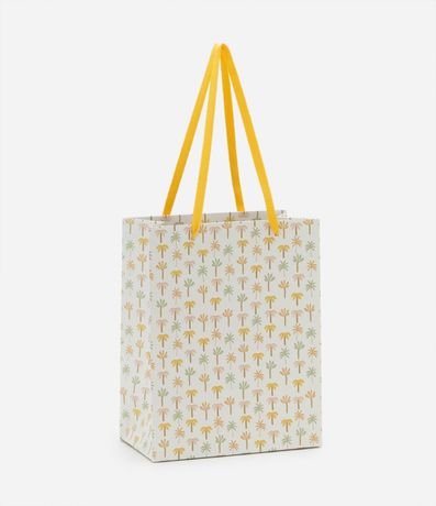 Embalaje de Regalo Pequeño con Estampa de Cocoteros