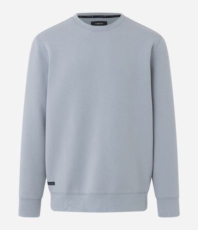 Buzo Deportivo con Cuello Redondo y Etiqueta Aplicada 5