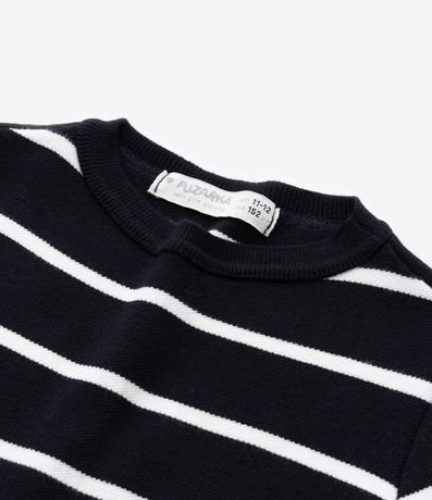 Blusa Infantil en Punto con Rayas - Talle 5 a 14 años 4