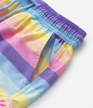 Short Infantil con Volados y Rayas - Talle 1 a 5 años 4