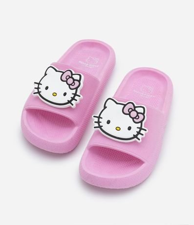 Ojota Slide Infantil con Patch de Hello Kitty - Talle 27 al 34 3