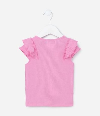 Blusa Infantil en Rib con Volado en las Mangas - Talle 1 a 5 años 2