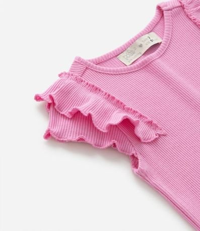 Blusa Infantil en Rib con Volado en las Mangas - Talle 1 a 5 años 4