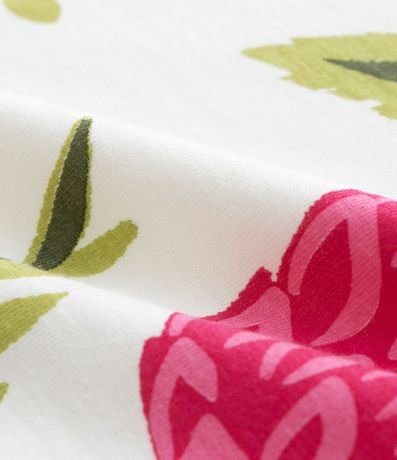 Blusa en Algodón con Estampa Piña con Follajes Curve & Plus Size 7