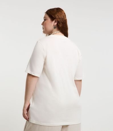 Blusa en Algodón con Estampa Piña con Follajes Curve & Plus Size 3