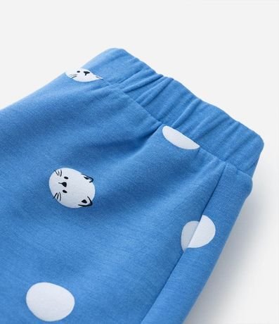 Pantalón Infantil con Estampa Gatitos - Talle 1 a 5 años 4