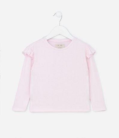 Blusa Infantil en Punto con Volados - Talle 1 a 5 años 2