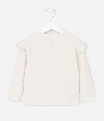 Blusa Infantil en Punto con Volados - Talle 1 a 5 años 2