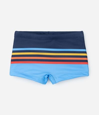 Sunga Boxer Infantil con Estampa de Rayas - Talle 5 a 14 años