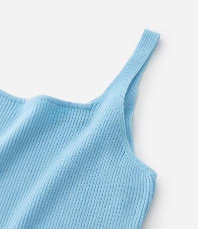 Blusa Cropped Infantil Acanalada en Punto - Talle 5 a 14 años 5