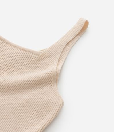 Blusa Cropped Infantil Acanalada en Punto - Talle 5 a 14 años 4