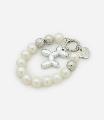 Llavero en Metal con Formato Perro Globo 3