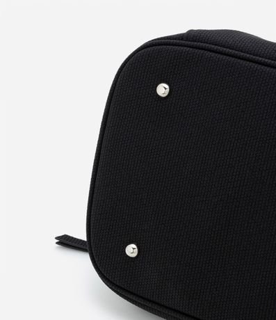 Bolso Maleta Grande con Cierre Contrastante y Asa Doble 6