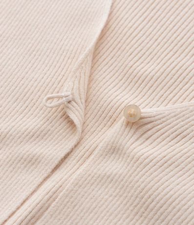 Cardigan Infantil Canelado con Botón - Talle 5 a 14 años 6