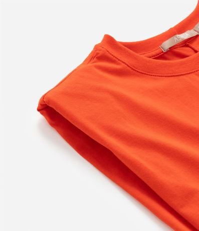 Vestido Corto Muscle Tee en Algodón con Volados Marias Curve & Plus Size 7