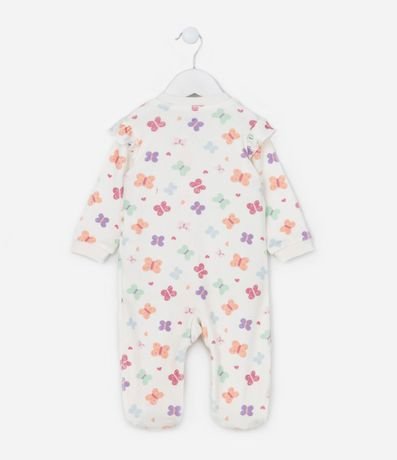 Mono Infantil con Plush Estampa Mariposas 2