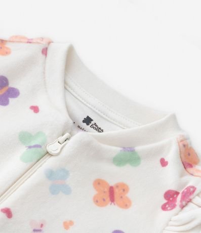 Mono Infantil con Plush Estampa Mariposas 5