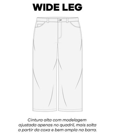 Pantalón Wide Leg en Sarga con Bolsillos Cargo y Cinturón Curve & Plus Size 5